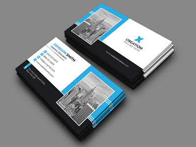 Corporate Business Card photoshop template