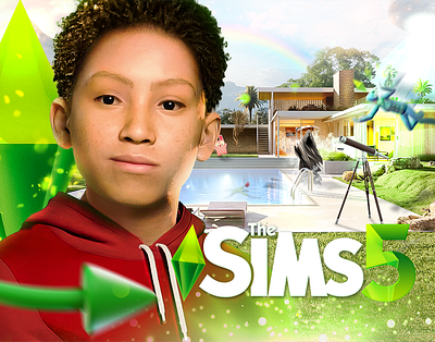 The Sims | Thumbnails and Wallpapers desing game graphic design manipulation the sims thumbnail wallpaper youtube