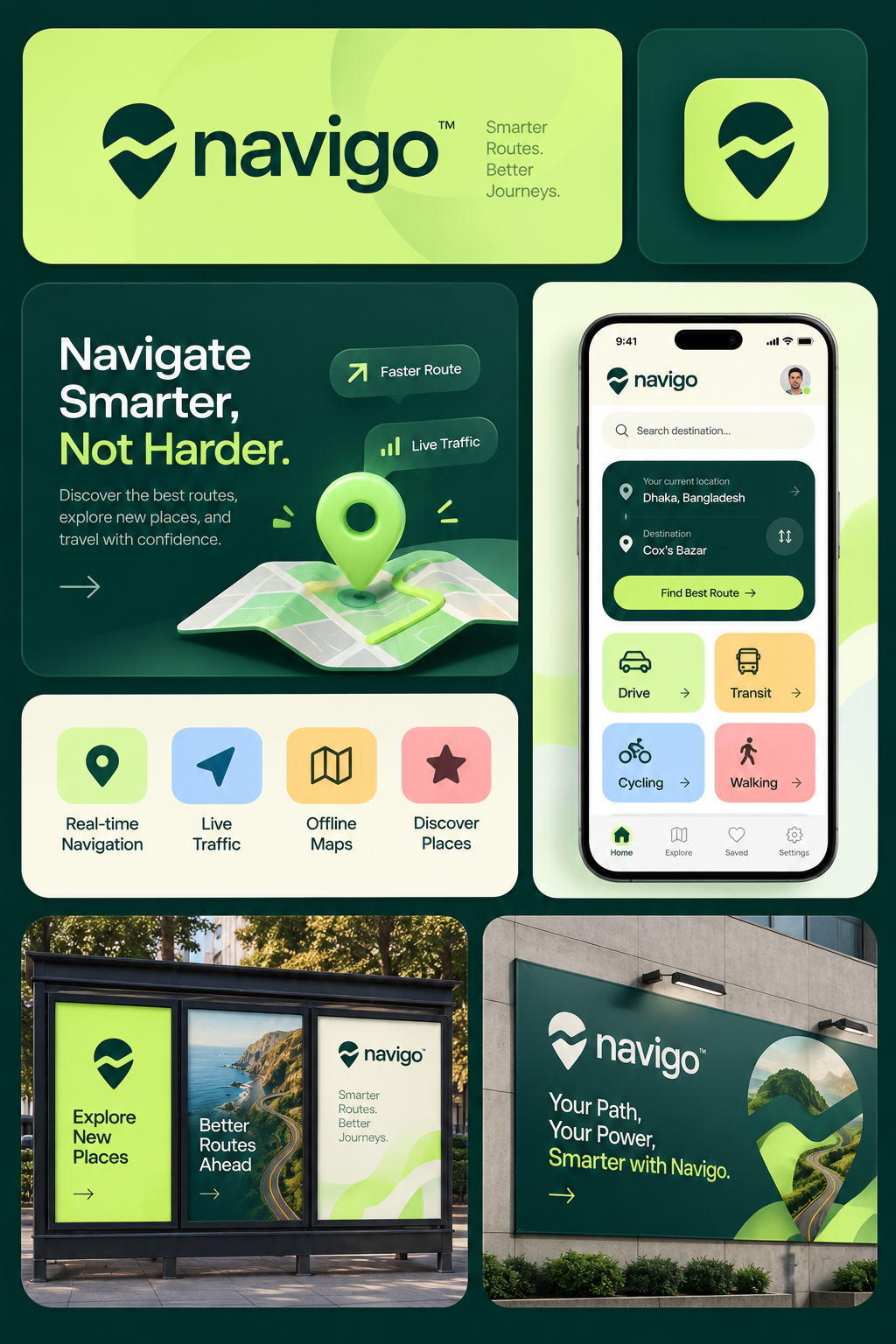 Navigo Branding. Digital Map, Location Logo asrafuluix best logo branding design flat icon location icon location icon logo location logo logo minimal modern logo navigate logo navigator logo navigo logo top logo topwork typography