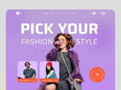 E-commerce Website design branding business design ecommerce fashion graphic design landingpage logo trendy ui uiux ux