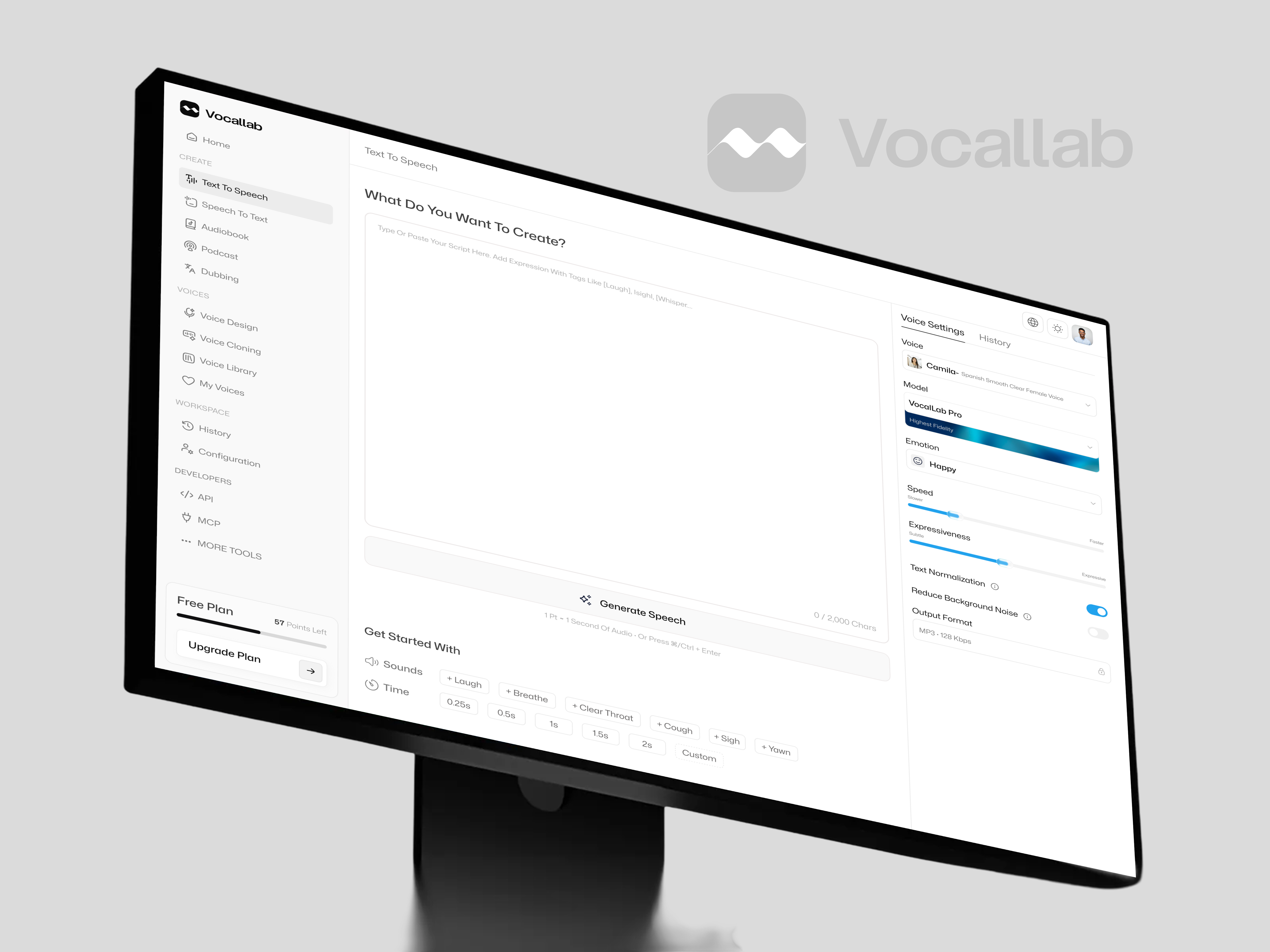 AI Speech-to-Text & Text-to-Speech Dashboard Design ai ai agent ai dashboard ai product ai saas ai ui ai ux ai voice ai voice platform branding crm dashboard dashboard design e commerce ecommerce product design saas dashboard voice generator web design