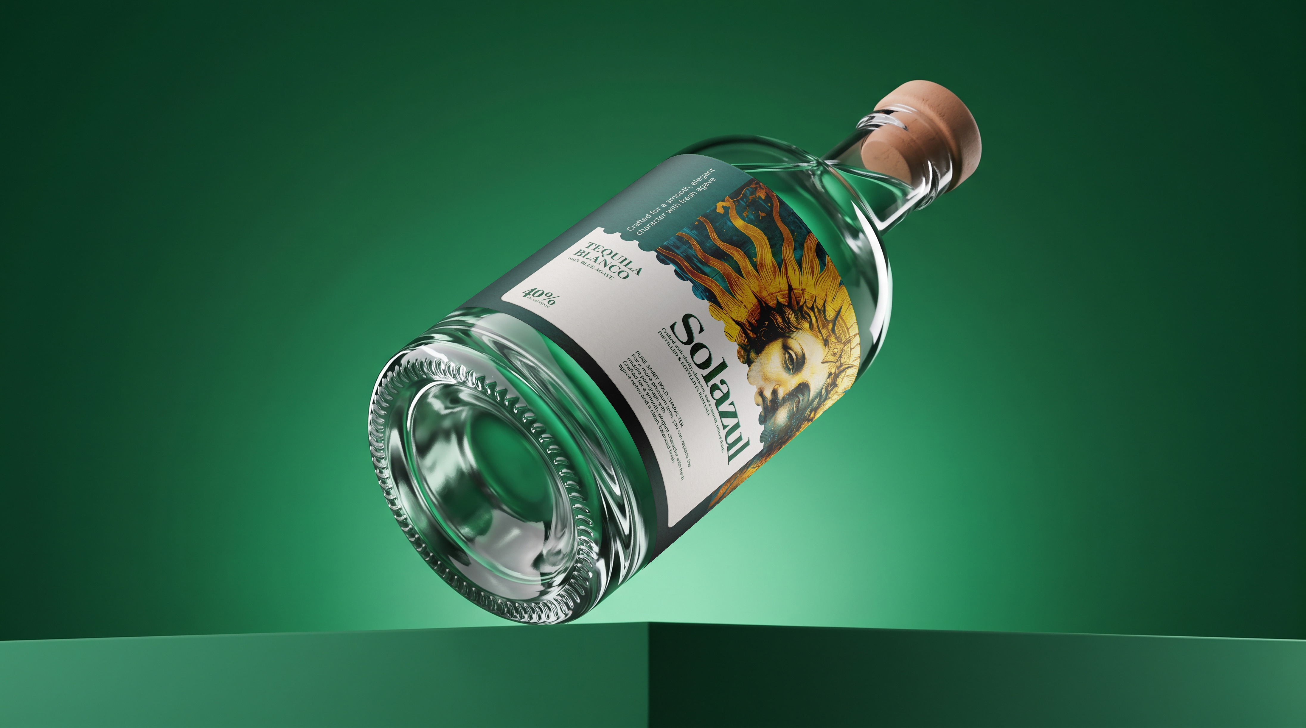 Example of Solazul — Born of the Sun | Tequila Packaging Design