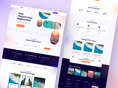 Travelling Web Site Design adventure travel design design kuthir dribbble2023 homepage landing page minimal tour planner tourism travel travel activities travel agency travel guide travellers ui web web design website website design