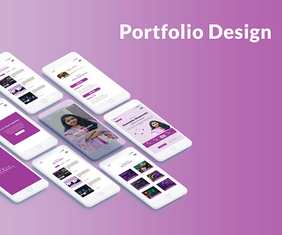 PORTFOLIO DESIGN UI branding creative design design graphic design illustration landing page landing page design landing page template logo mobile app portfolio portfolio design portfolio template ui ui design uiux ux uxui web layout website design