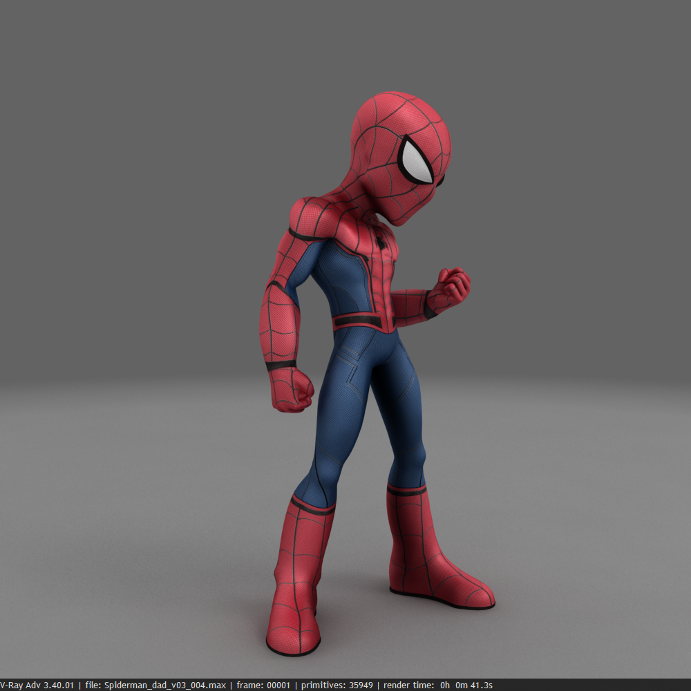 Spiderman 3D Fanart by Vương Thái on Dribbble