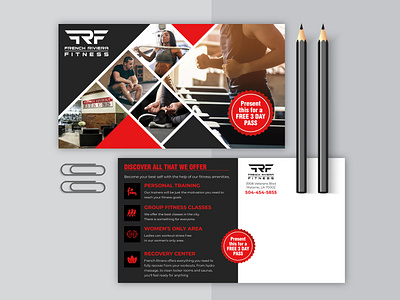 Fitness GYM Training Center Postcard Design body body builder brochure design fitness fitness gym fitness postcard fitness training flyer design group training gym gym center gym postcard health logo postcard postcard design recovery center trademill training institute