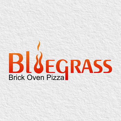 Bluegrass Pizza Restaurant branding graphic design logo
