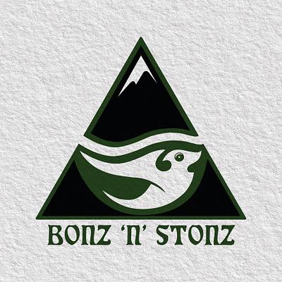 Bonz N' Stonz branding graphic design logo