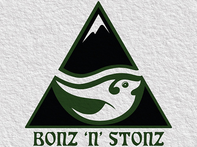 Bonz N' Stonz branding graphic design logo