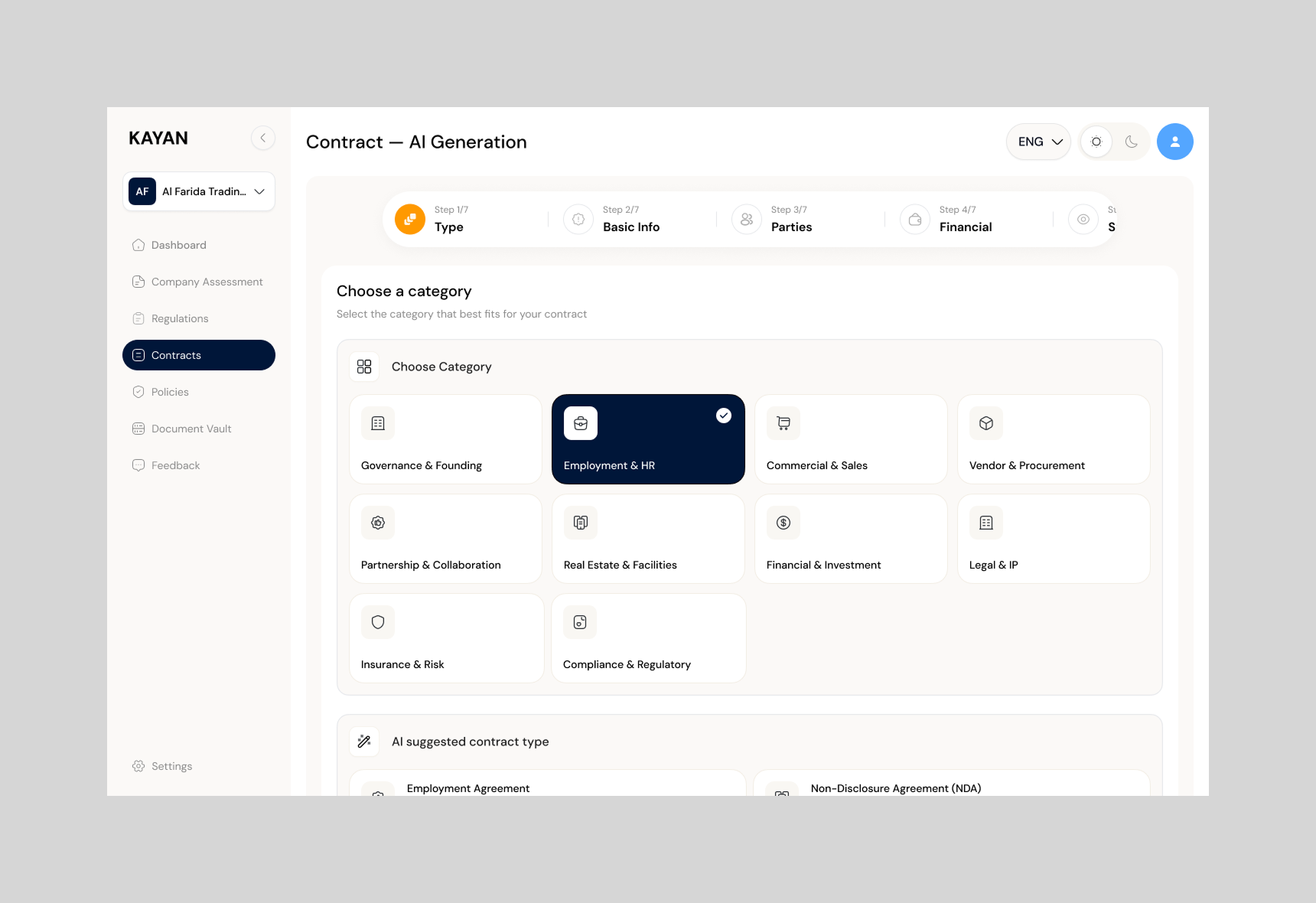 AI Contract Management Platform — Legal Tech Dashboard UI analytics dashboard b2b compliance dashboard ui data visualization design system document management ecommerce enterprise dashboard enterprise ux legal technology legaltech modern ui product design responsive design saas ui design user interface ux design web design