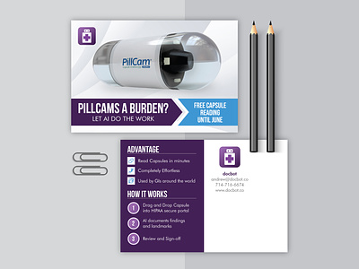 Pillcams Medicine Postcard Design brochure clinic clinic postcard corporate design design doctor doctor postcard flyer design graphic design hospital hospital postcard hospitality logo medical postcard medicine pillcams pillcams medicare pillcams medicine postcard postcard design