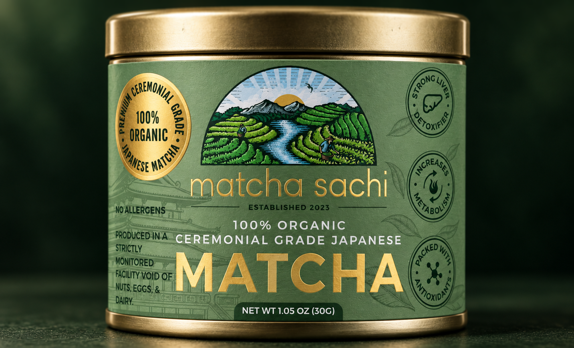 Matcha Sachi Est. 2023 artisan label artisan logo expensive expensive matcha green tea luxury hand drawn logo hand drawn matcha hand drawn tea logo label luxury luxury logo matcha illustration matcha label portofolio vintage artwork vintage branding vintage label vintage logo vintage matcha vintage matcha logo