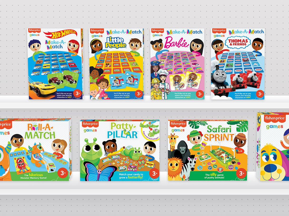 Fisher-Price Games Packaging by Jane Gardner on Dribbble