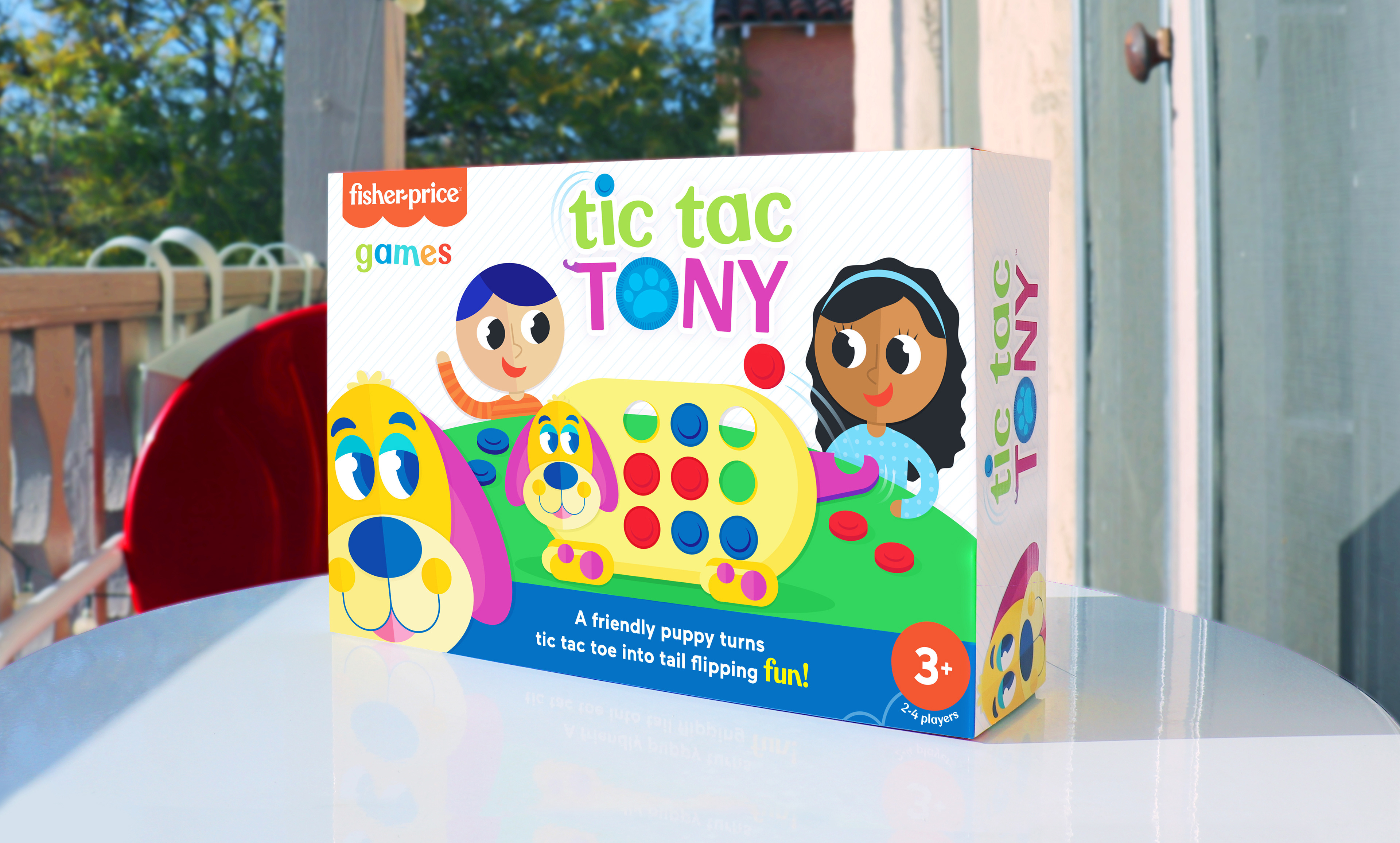 Tic Tac Tony Packaging game game packaging illustration logo design packaging tic tac tony toy toy packaging