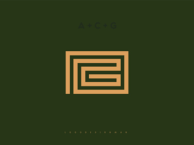 ACG letter logo design a logo branding c logo design g logo letter logo logo design logo sign minimalist timeless