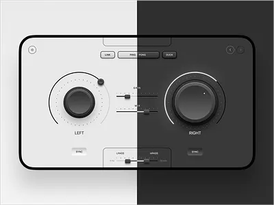 Build 1.0 - Day 9 build minimal music skeuomorphism synth ui design