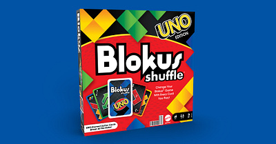 Blokus Shuffle Packaging blokus blokus shuffle card design cards game game packaging packaging design uno