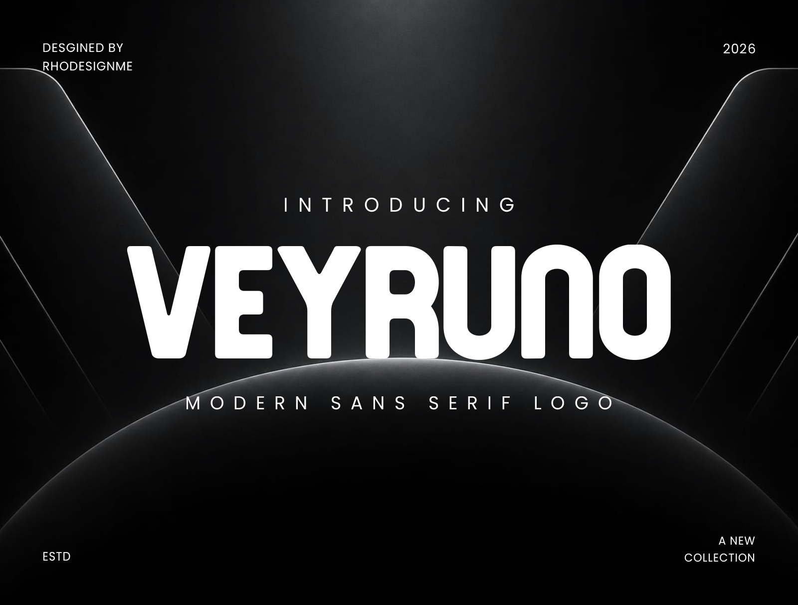 Veyruno | Modern Sans Serif Font automotive bold branding clean contemporary typography creative dark design display font font futuristic graphic design logo logo design modern sans serif tech typeface typography