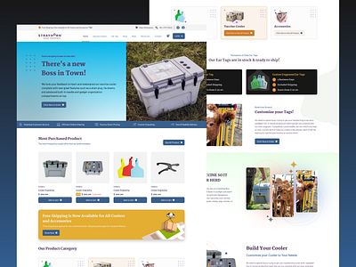 Web UI - STRAYHORN Landing Page animal designweb landingpage uidesign ux web design