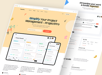 ProjectPro - A project management Tool saas webapp