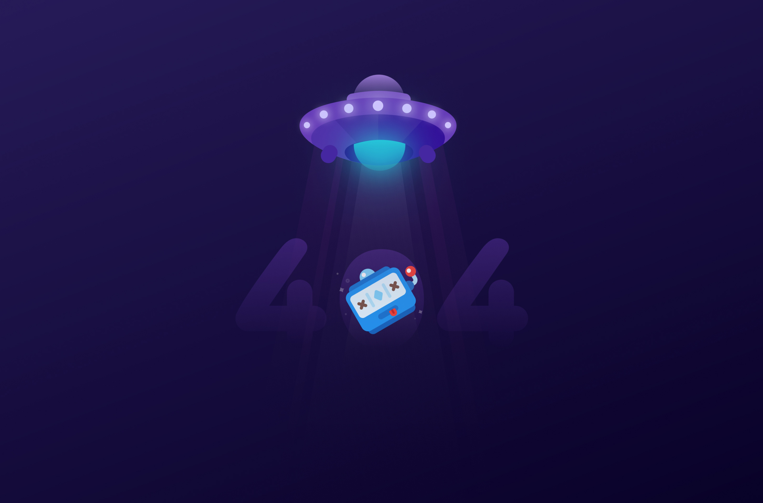 ufo 404 🛸 404 page art cg design digital draw game illustration paint product ufo uiux vector