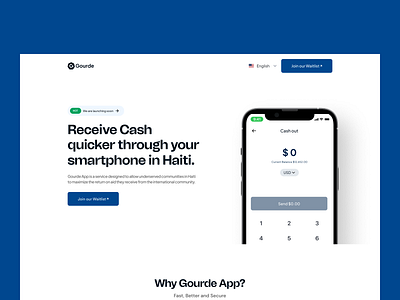 Gourde Waitlist branding design product design ui uiux ux