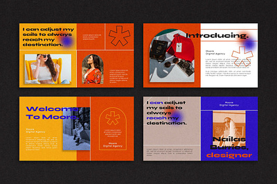 Moore Presentation Template branding design graphic design illustration ui ux