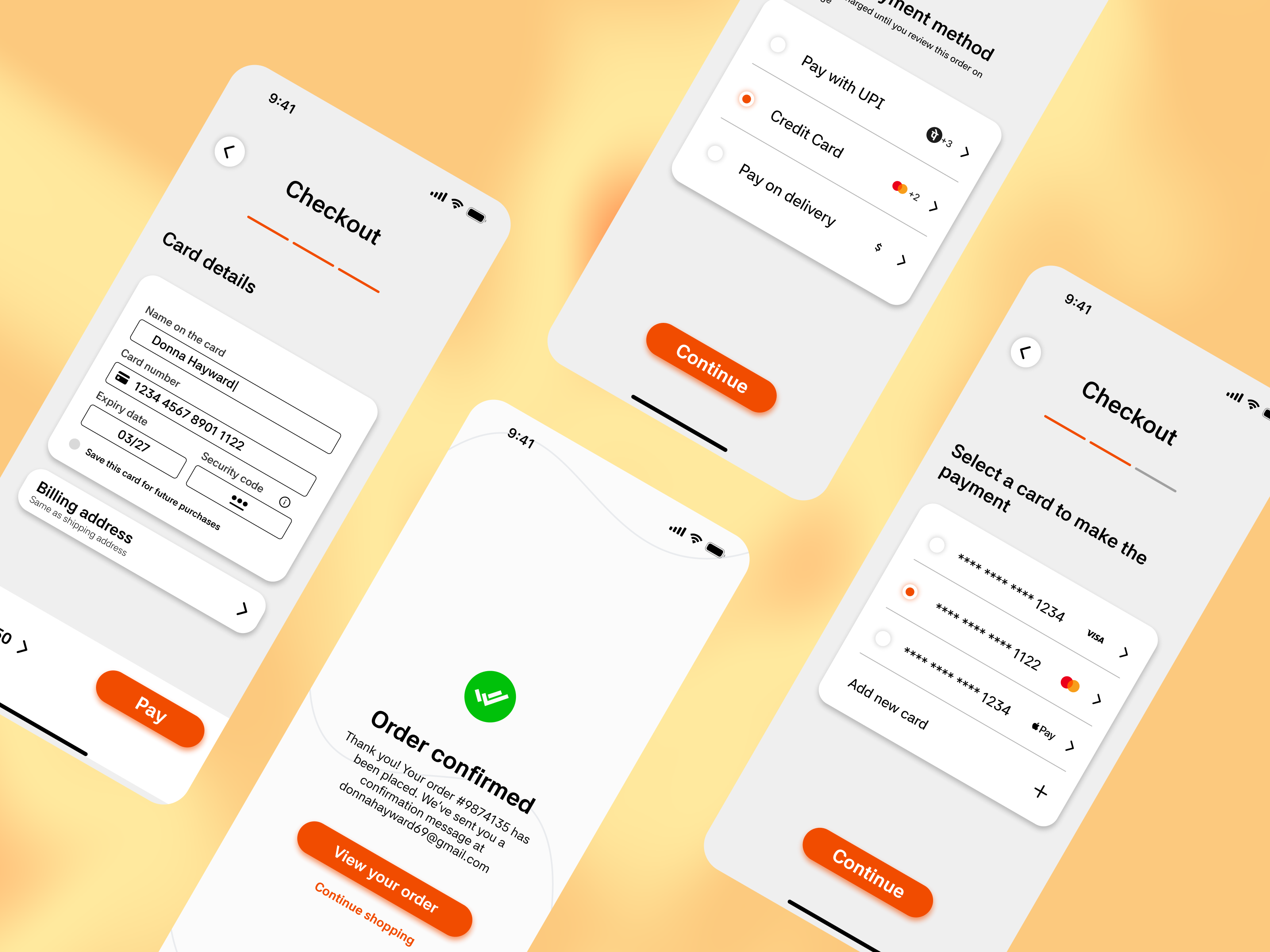 Daily UI #002 — Credit Card Checkout 💳 dailyui dailyui002 figma mobileapdesign productdesign ui uiux