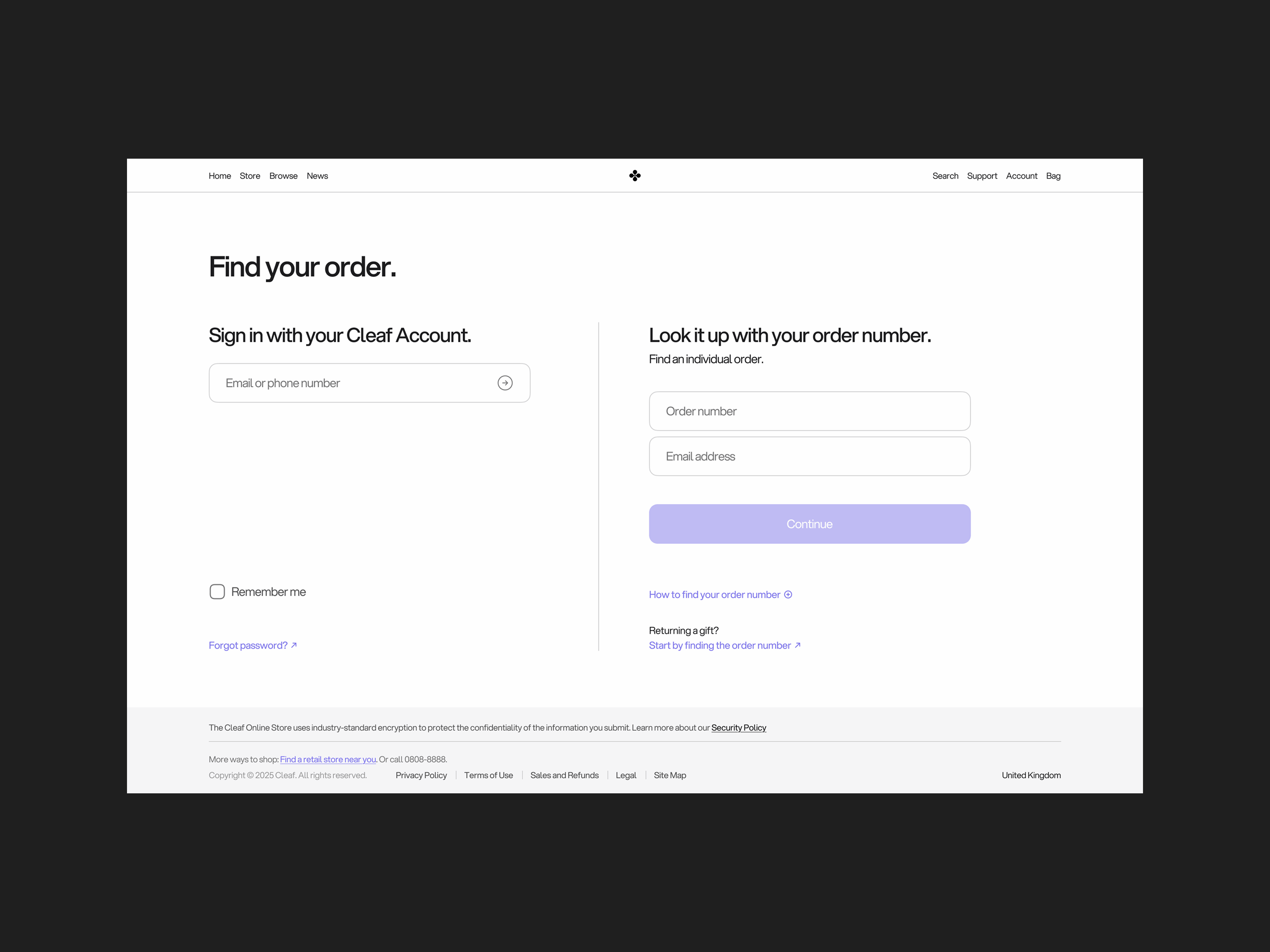 Find Order Page by Nam Vo on Dribbble