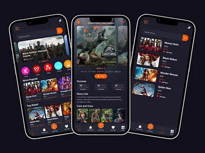 Movilix - Movie App app branding figma movie ui ux