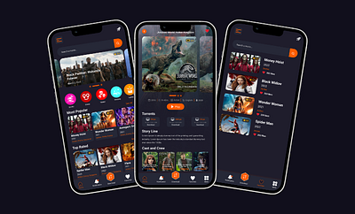 Movilix - Movie App app branding figma movie ui ux