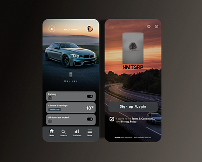 Car App Design app design mobile app ui ux