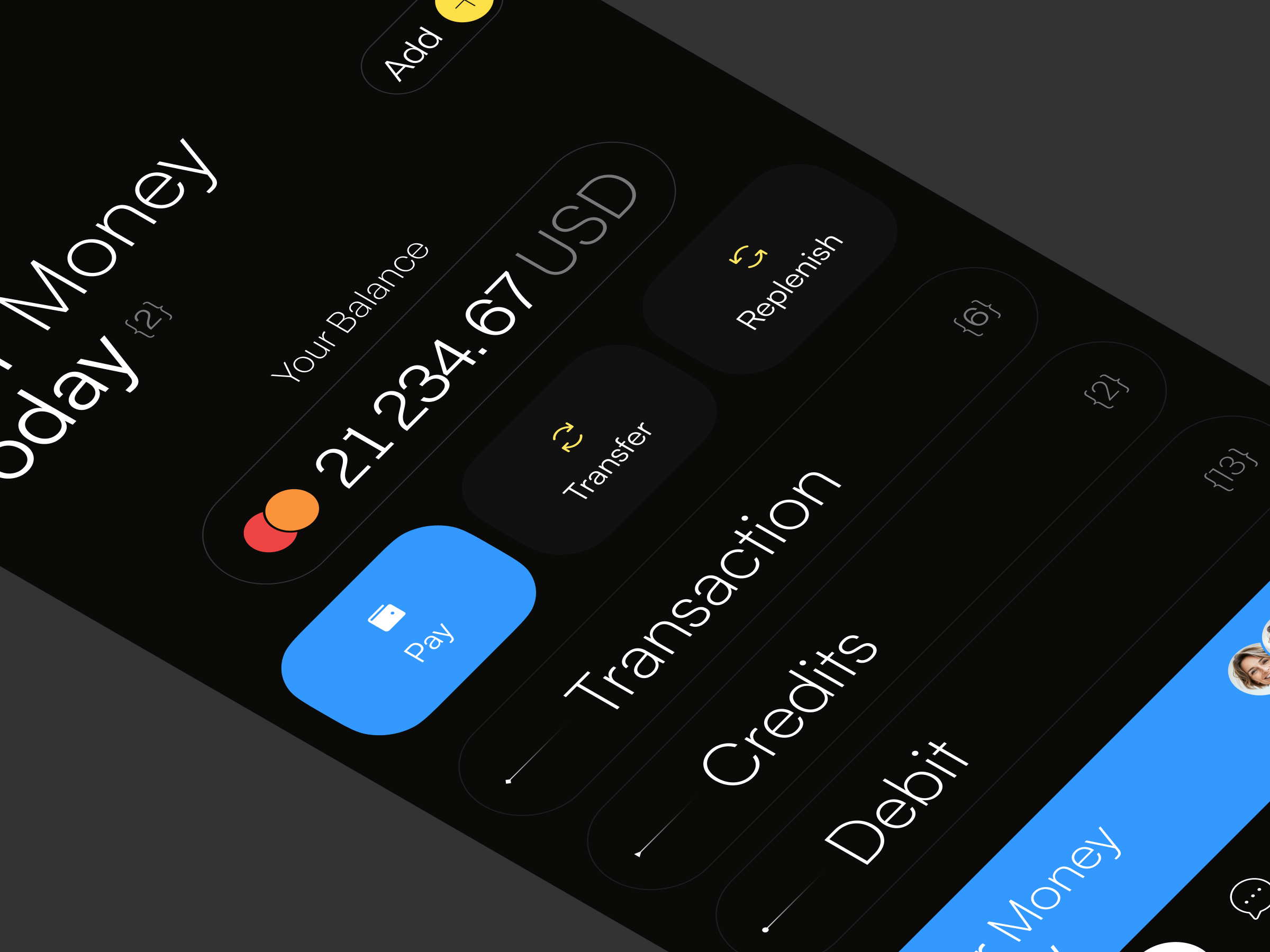 Personal Finance Mobile App app design banking banking app finance app finance mobile app fintech fintech app mobile app mobile banking transactions ui wallet