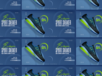 Shoes Social Media Banner Template nike nike banner shoes shoes banner shopify banner social media banner web banner website banner