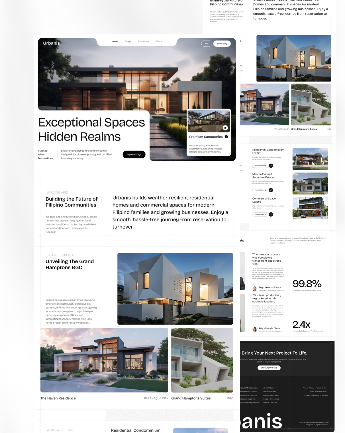 Urbanis Luxury Rentals & Estates in PH — Warded Real Estate Land cleanui figma hospitalitydesign interface landingpage luxurydesign minimalism modernui productdesign propertydesign proptech realestate uidesign uiux userexperience userinterface uxdesign visualdesign webdesign webdesigner