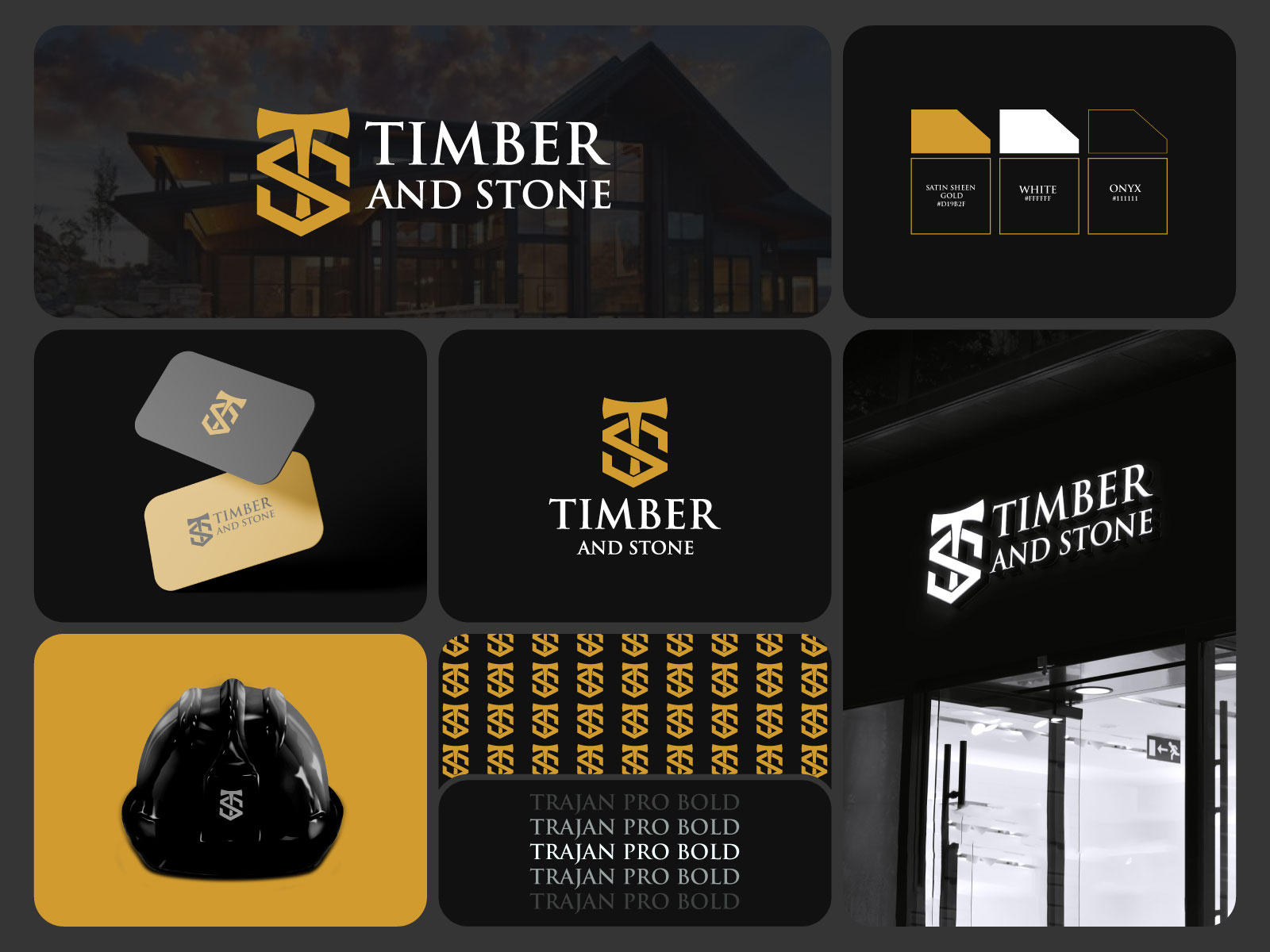 Timber and Stone—Logo Design 3d 99 designs logo architecture branding business construction creative logo custom logo design geometric graphic design illustration letter logo logo logo maker modern logo monogram typography vector