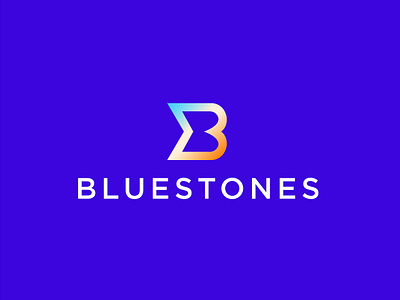 Bluestones Logo Design. appicon b bicon bletterlogo blogo blogodesign brandidentity branding creative design gradient gradientlogo graphic design logo logodesign logodesigner logofolio logomark logos vector