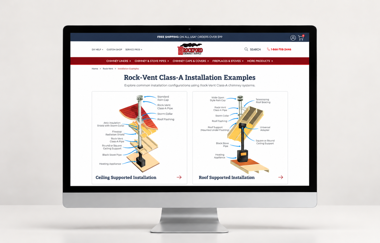 Rockford Chimney Supply | System Illustrations adobe illustrator character design graphic design illustartions illustration visual identity