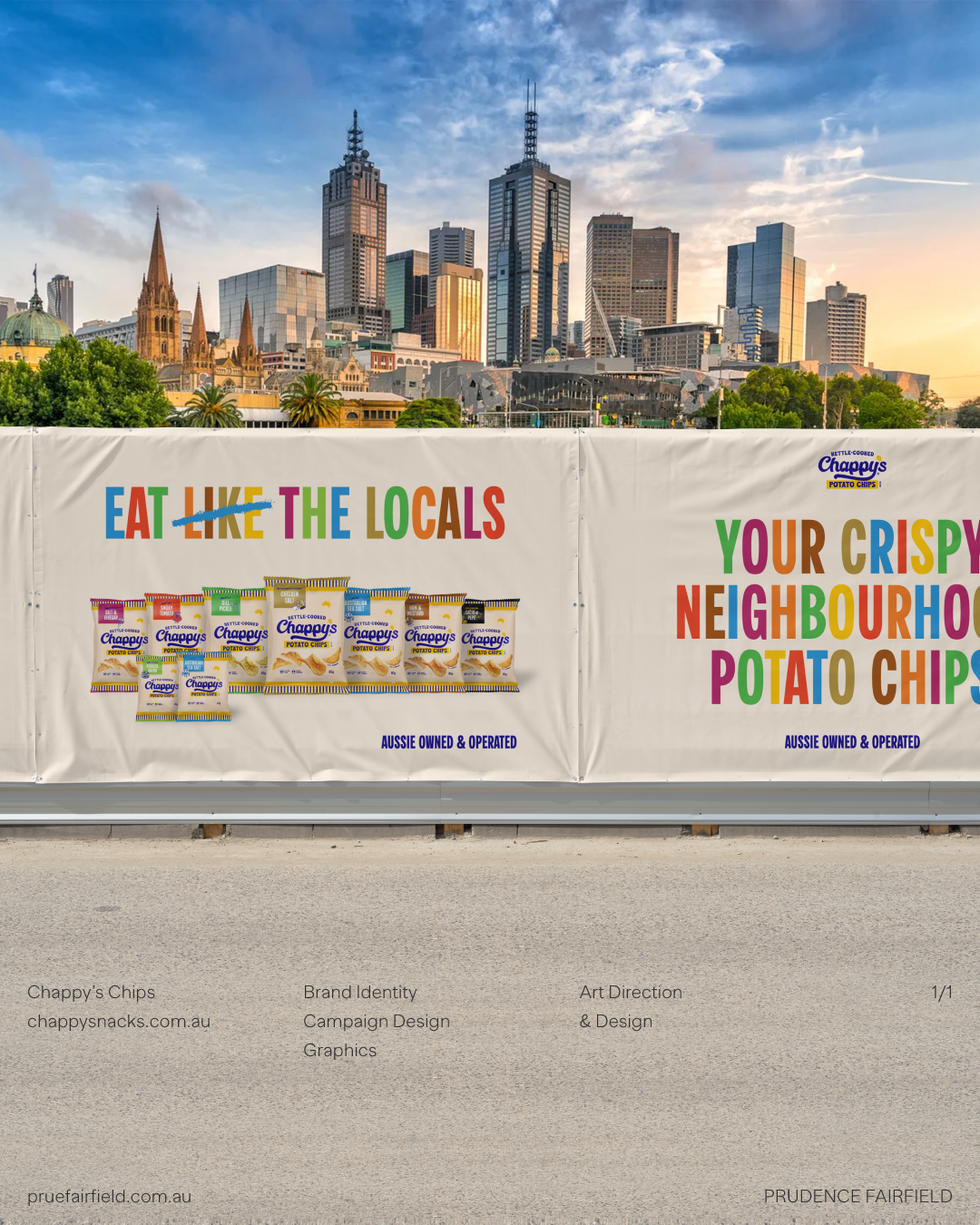 Chappy's Chips branding lettering logo typemark