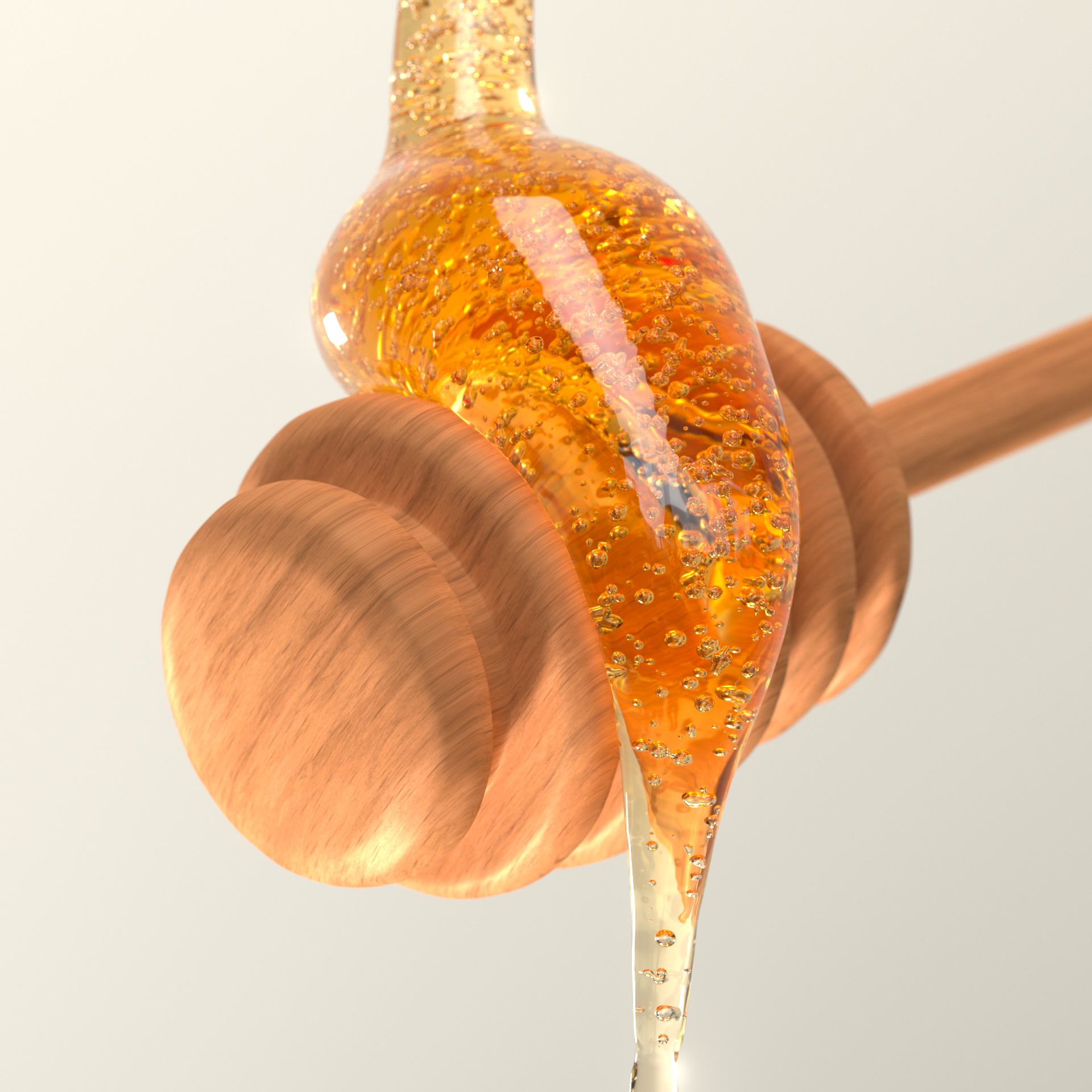 Honey Test 3d animation flip sim honey houdini redshift viscosity