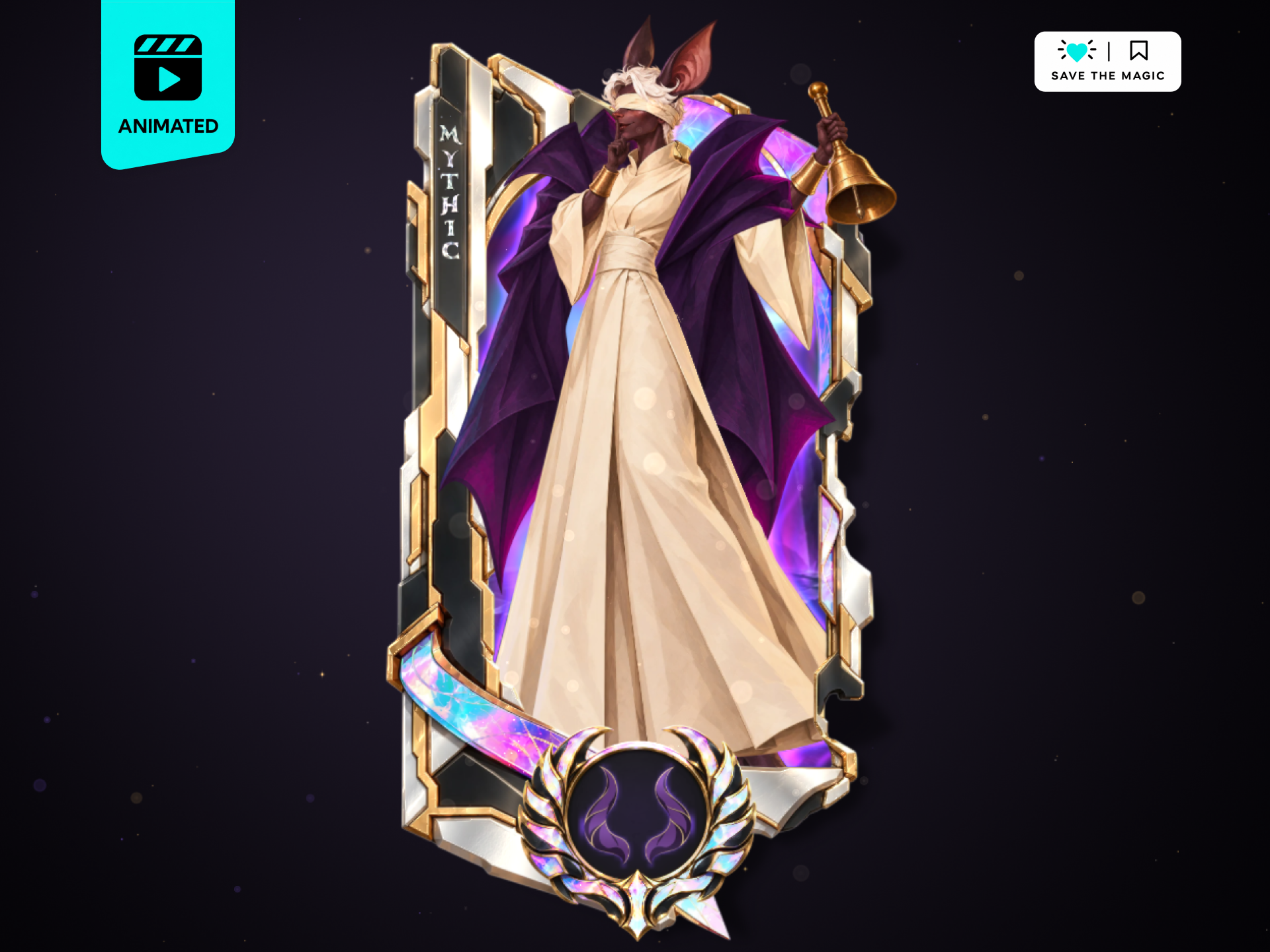 RPG Game — Mythic Demon Card Animation animation card animation card design card game character animation character design collectible card dark fantasy demon fantasy art game art game design game ui graphic design holographic motion design motion graphics mythic rpg ui