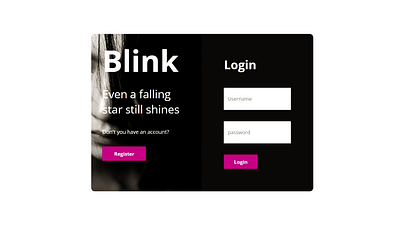 Blink: A social media app