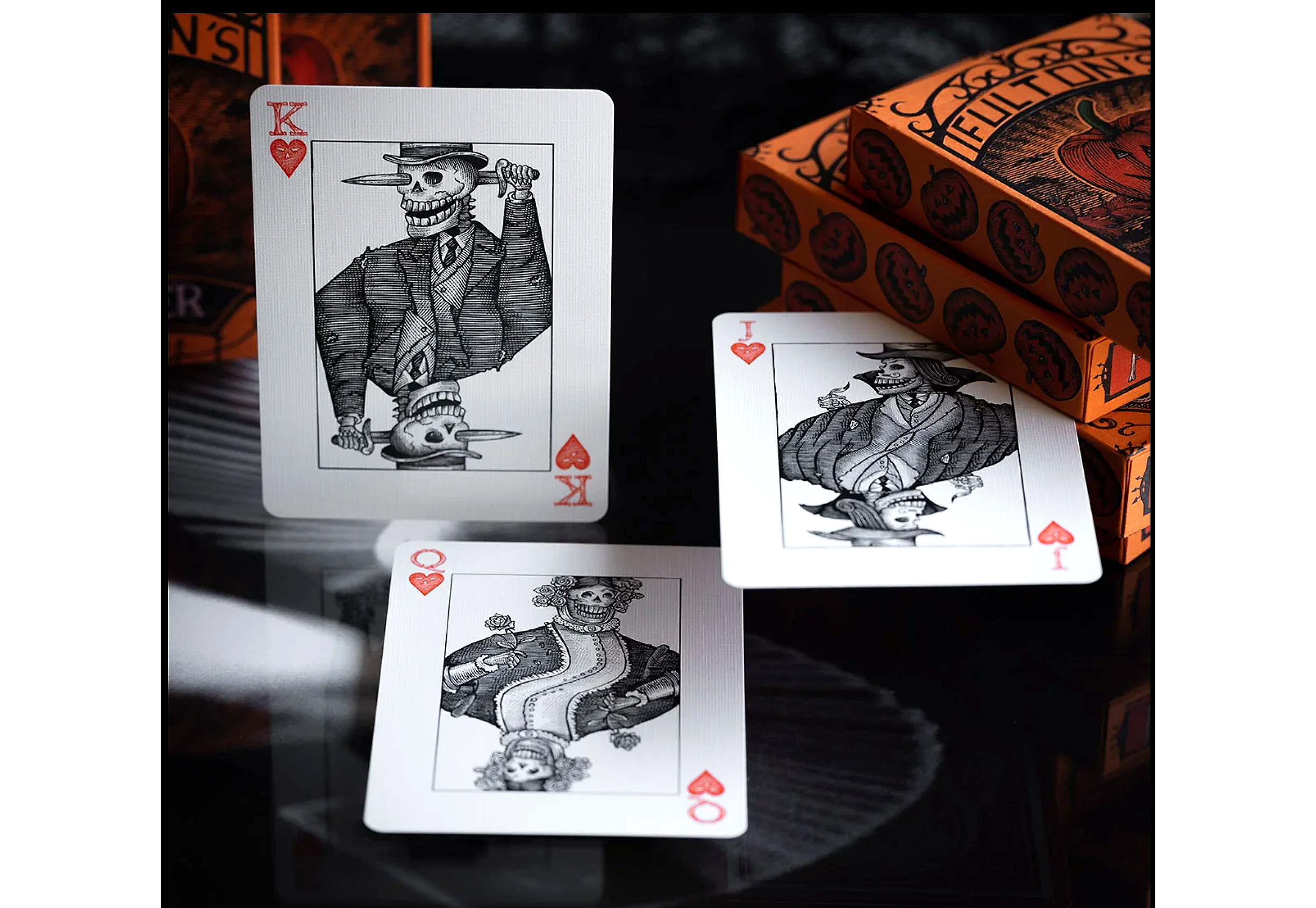 Fulton's October V2 Playing Cards by Steven Noble artwork branding design engraving etching illustration ink line art playing cards scratchboard steven noble vintage art woodcut