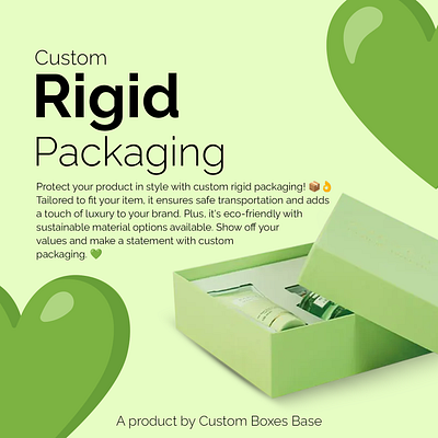 Custom Rigid Packaging design graphic design illustration logo packaging ui vector