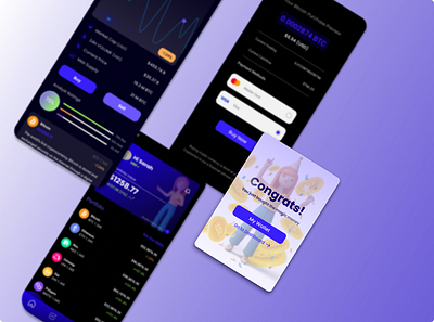 Cryptmim app branding design graphic design illustration typography ui ux