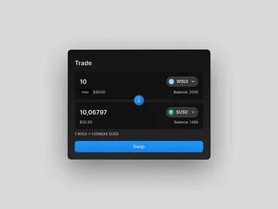 Movex – Swap black blockchain clean crypto dark theme defi design dex eth ethereum exchange figma platform product design saas swap token ui ux web3