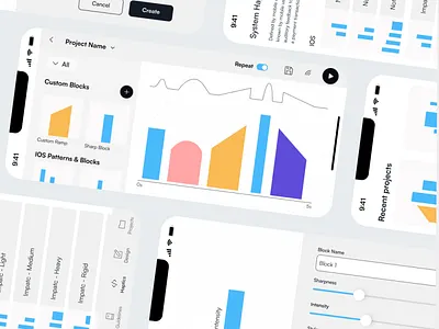 Haptic Playground app design designer hapticfeedback haptics mobile ui ux
