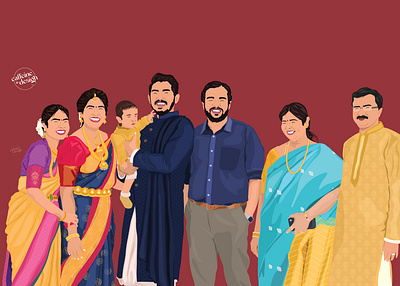 Family Illustration design family illustration illustration illustrator