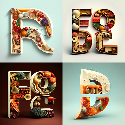 Food makers, letter logo