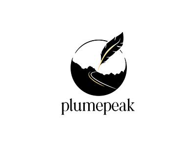 Plume Peak logo design a b c d e f g h i j k l m n brand identity branding creative digital ecommerce graphic design icon illustration lettering logo design logodesign logos and branding mark minimalist logo modern modern logo premium professional startup